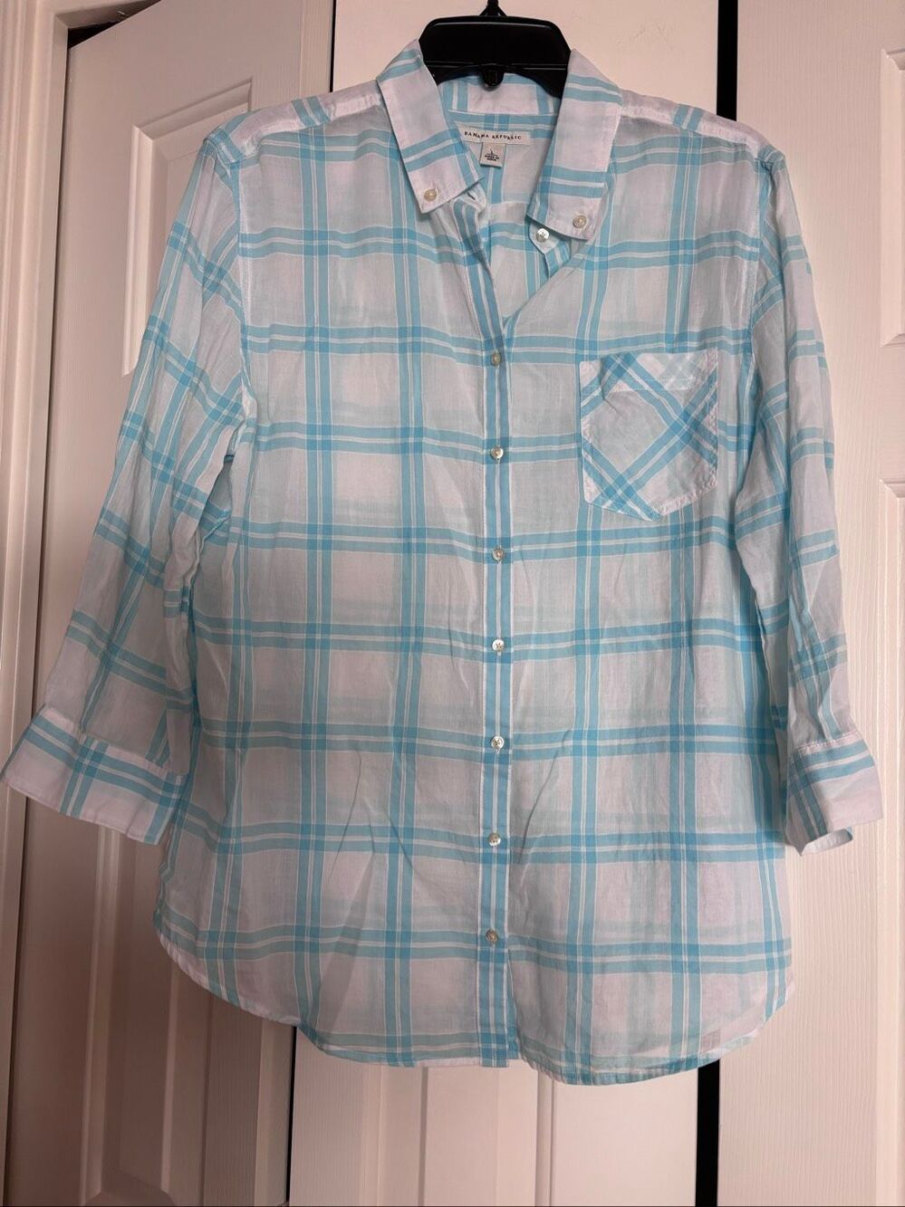 Banana Republic Cotton and Flax Blouse